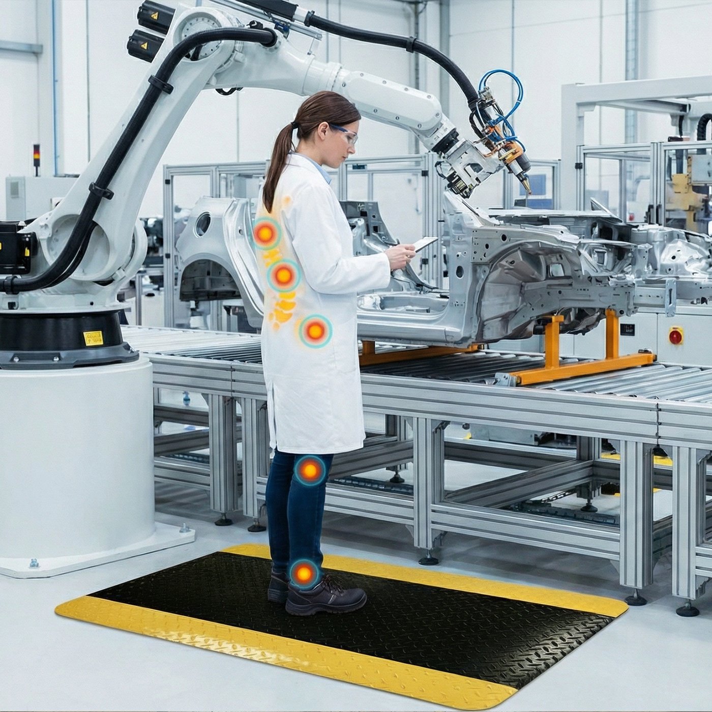 Tapete antiestático ESD para protección de equipos electrónicos